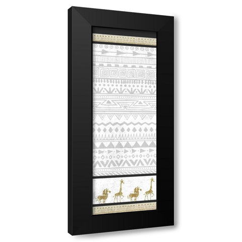 Tribal Day Black Modern Wood Framed Art Print by Allen, Kimberly