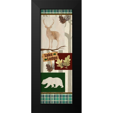 To The Lake Black Modern Wood Framed Art Print by Allen, Kimberly