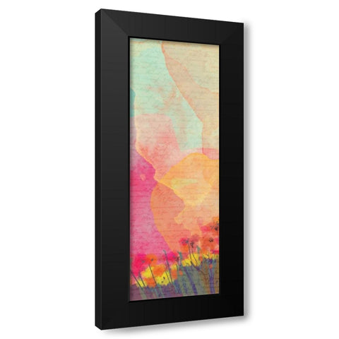 Poppies A Black Modern Wood Framed Art Print by Allen, Kimberly