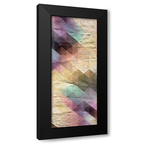 Color Code B Black Modern Wood Framed Art Print with Double Matting by Allen, Kimberly