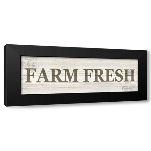 Floral Farm Fresh Black Modern Wood Framed Art Print with Double Matting by Allen, Kimberly