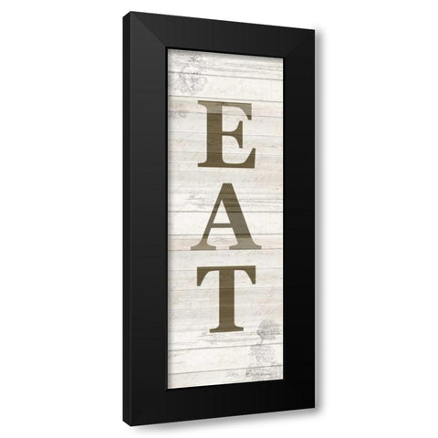 Floral Eats Black Modern Wood Framed Art Print by Allen, Kimberly