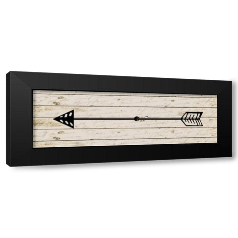 Arrow 1 Black Modern Wood Framed Art Print with Double Matting by Allen, Kimberly