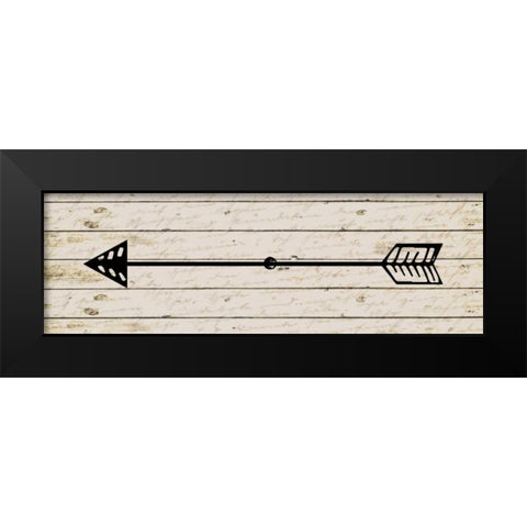 Arrow 1 Black Modern Wood Framed Art Print by Allen, Kimberly