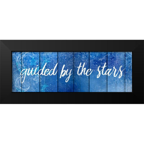 Guided by the Stars Black Modern Wood Framed Art Print by Allen, Kimberly
