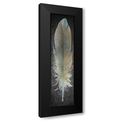 Feathered A Black Modern Wood Framed Art Print by Allen, Kimberly
