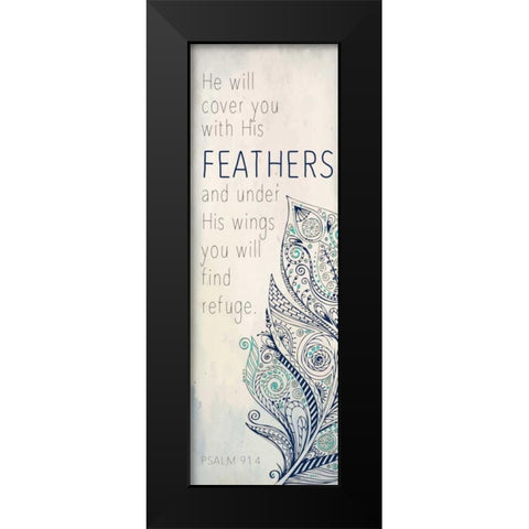 He Will B Black Modern Wood Framed Art Print by Allen, Kimberly