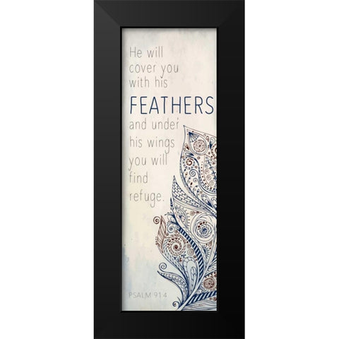 He Will Black Modern Wood Framed Art Print by Allen, Kimberly