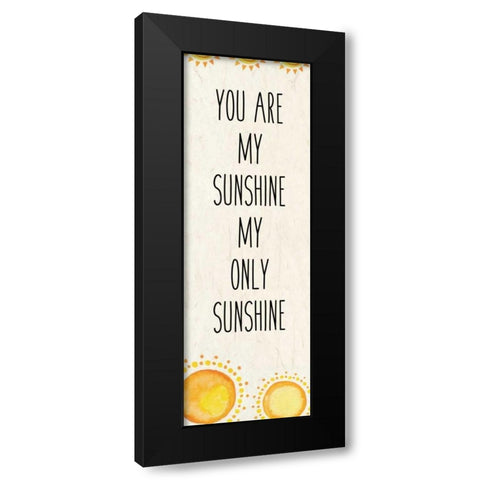 My Sunshine 1 revised Black Modern Wood Framed Art Print by Allen, Kimberly