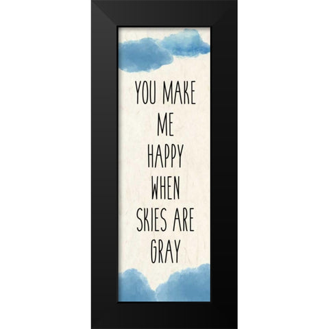 My Sunshine 2 revised A Black Modern Wood Framed Art Print by Allen, Kimberly