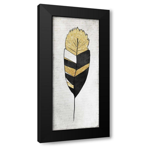 Feathered Griffin 2 Black Modern Wood Framed Art Print with Double Matting by Allen, Kimberly
