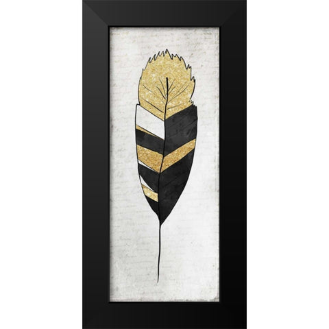 Feathered Griffin 2 Black Modern Wood Framed Art Print by Allen, Kimberly