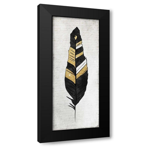 Feathered Griffin 3 Black Modern Wood Framed Art Print by Allen, Kimberly