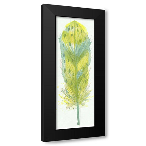 Feather Bright 3 Black Modern Wood Framed Art Print with Double Matting by Allen, Kimberly