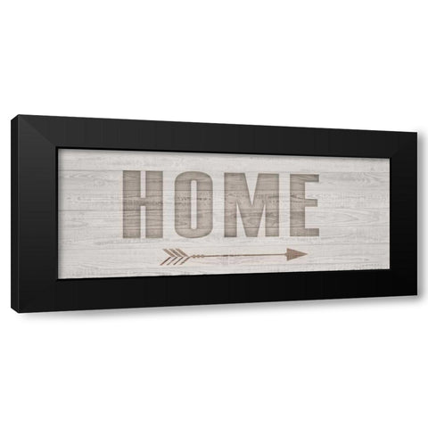 Carved Home Black Modern Wood Framed Art Print with Double Matting by Allen, Kimberly