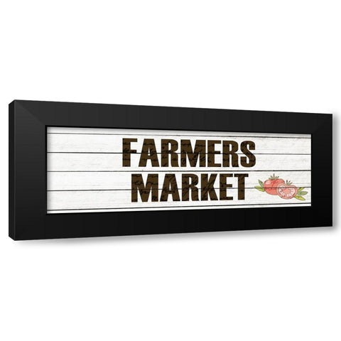 Farmers Market 1 Black Modern Wood Framed Art Print with Double Matting by Kimberly, Allen