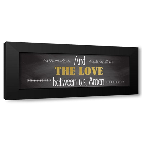 Bless 3 Black Modern Wood Framed Art Print with Double Matting by Kimberly, Allen