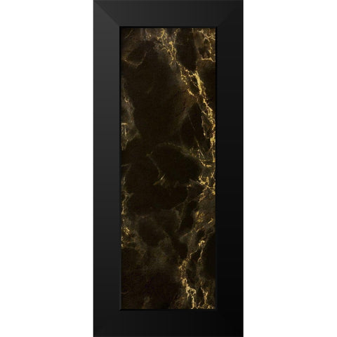 Black Gold 1 Black Modern Wood Framed Art Print by Kimberly, Allen