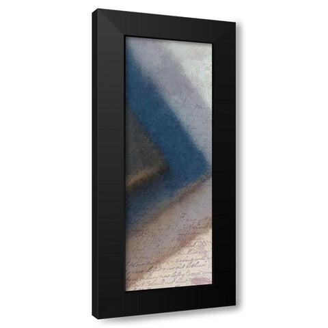 Colbalt Corner B Black Modern Wood Framed Art Print by Kimberly, Allen