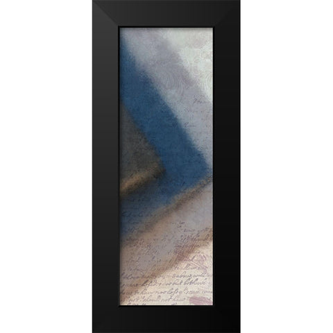 Colbalt Corner B Black Modern Wood Framed Art Print by Kimberly, Allen