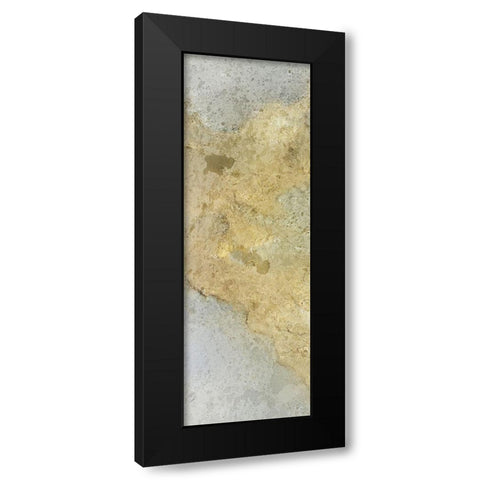 Golden Stream A Black Modern Wood Framed Art Print by Kimberly, Allen