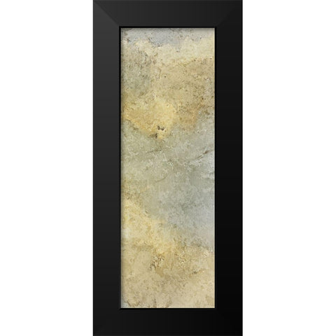 Golden Stream B Black Modern Wood Framed Art Print by Kimberly, Allen
