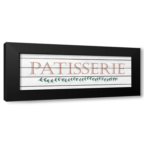 Patisserie Black Modern Wood Framed Art Print by Kimberly, Allen