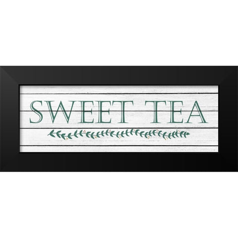 Sweet Tea Black Modern Wood Framed Art Print by Kimberly, Allen
