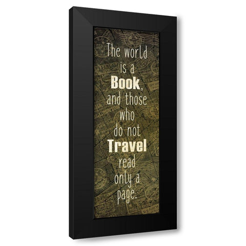 Wanderlust 6b Black Modern Wood Framed Art Print with Double Matting by Kimberly, Allen