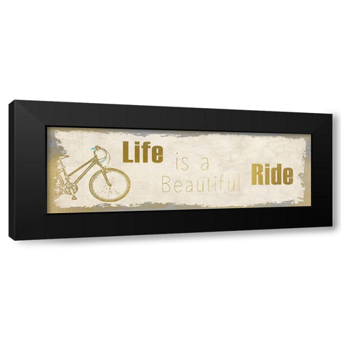 Lifes Journey 2 Black Modern Wood Framed Art Print by Kimberly, Allen