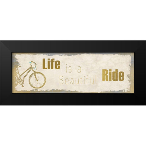 Lifes Journey 2 Black Modern Wood Framed Art Print by Kimberly, Allen