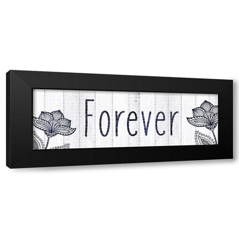 Always Love 6 Black Modern Wood Framed Art Print by Kimberly, Allen