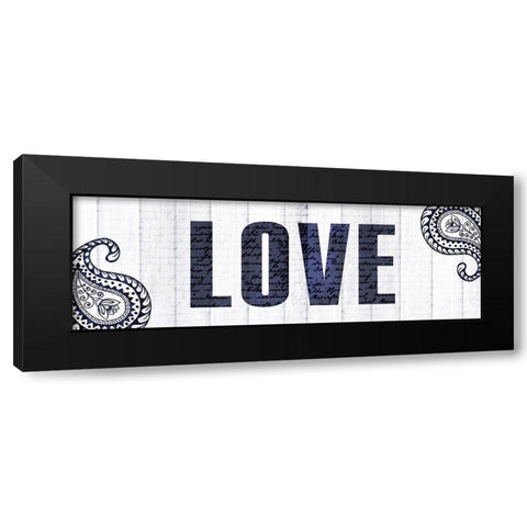 Always Love 3 Black Modern Wood Framed Art Print by Kimberly, Allen