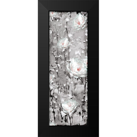 Blooming in White 2 Black Modern Wood Framed Art Print by Kimberly, Allen