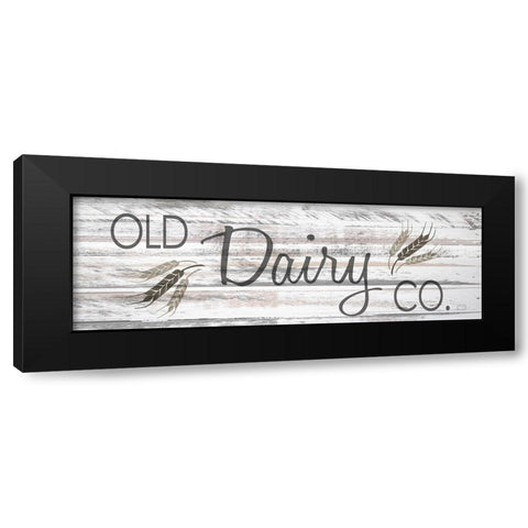 Old Dairy Co. Black Modern Wood Framed Art Print with Double Matting by Allen, Kimberly