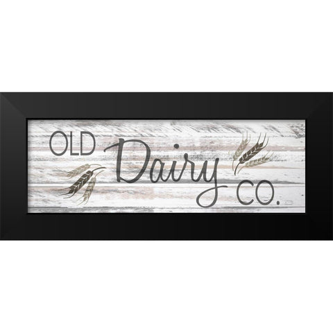 Old Dairy Co. Black Modern Wood Framed Art Print by Allen, Kimberly