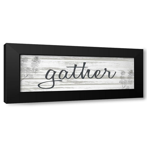 Gather Black Modern Wood Framed Art Print by Allen, Kimberly