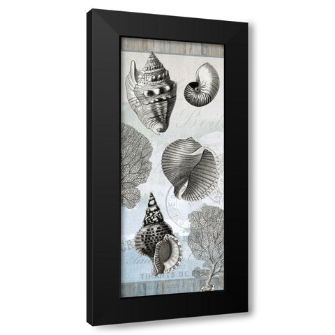 Seaside A Black Modern Wood Framed Art Print with Double Matting by Kimberly, Allen