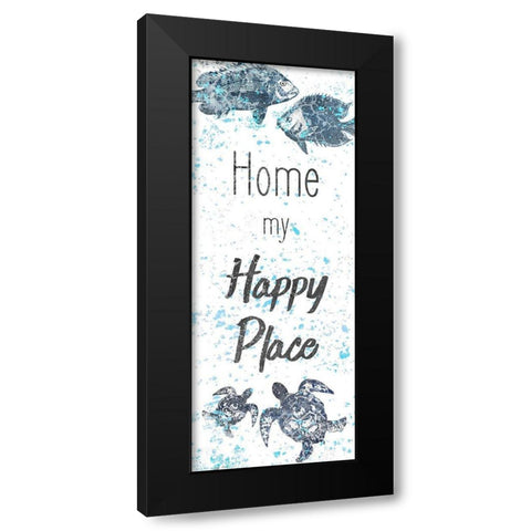 Spaltter Panel Black Modern Wood Framed Art Print by Kimberly, Allen