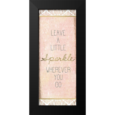 My First Love Panel Black Modern Wood Framed Art Print by Kimberly, Allen