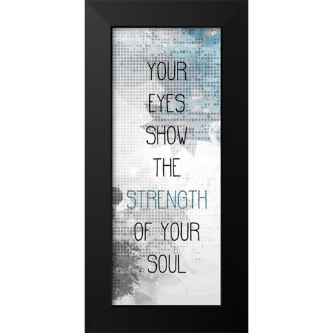 My Love Panel Black Modern Wood Framed Art Print by Kimberly, Allen