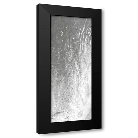 Silver Wash in the Wave 2 Black Modern Wood Framed Art Print by Kimberly, Allen