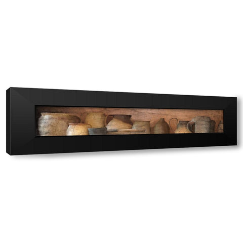 On the Shelf Black Modern Wood Framed Art Print by Kimberly, Allen