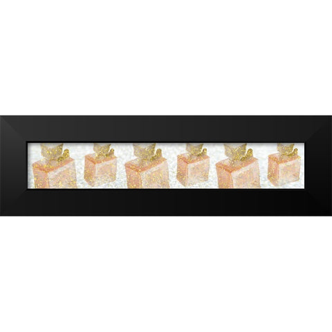 Sparkle Perfume Black Modern Wood Framed Art Print by Kimberly, Allen