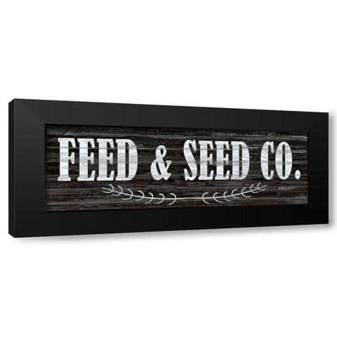 Feed and Seed Co Black Modern Wood Framed Art Print with Double Matting by Kimberly, Allen