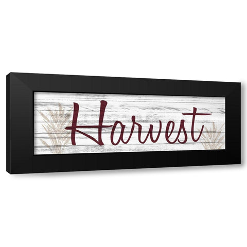 Harvest Black Modern Wood Framed Art Print by Kimberly, Allen