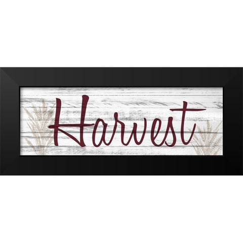 Harvest Black Modern Wood Framed Art Print by Kimberly, Allen