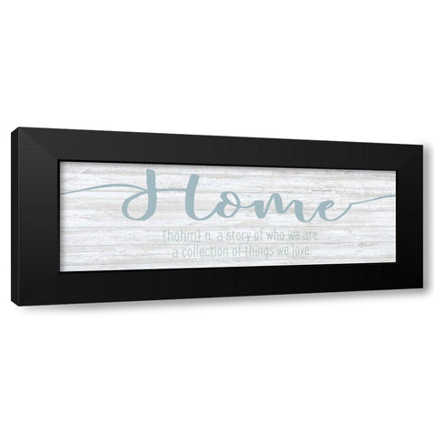 Home Black Modern Wood Framed Art Print with Double Matting by Kimberly, Allen