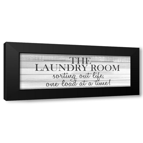 Sorting out Life Black Modern Wood Framed Art Print with Double Matting by Kimberly, Allen