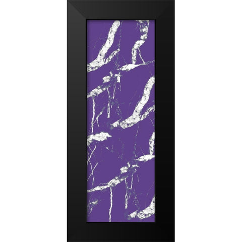 Violet Streams 2 Black Modern Wood Framed Art Print by Kimberly, Allen